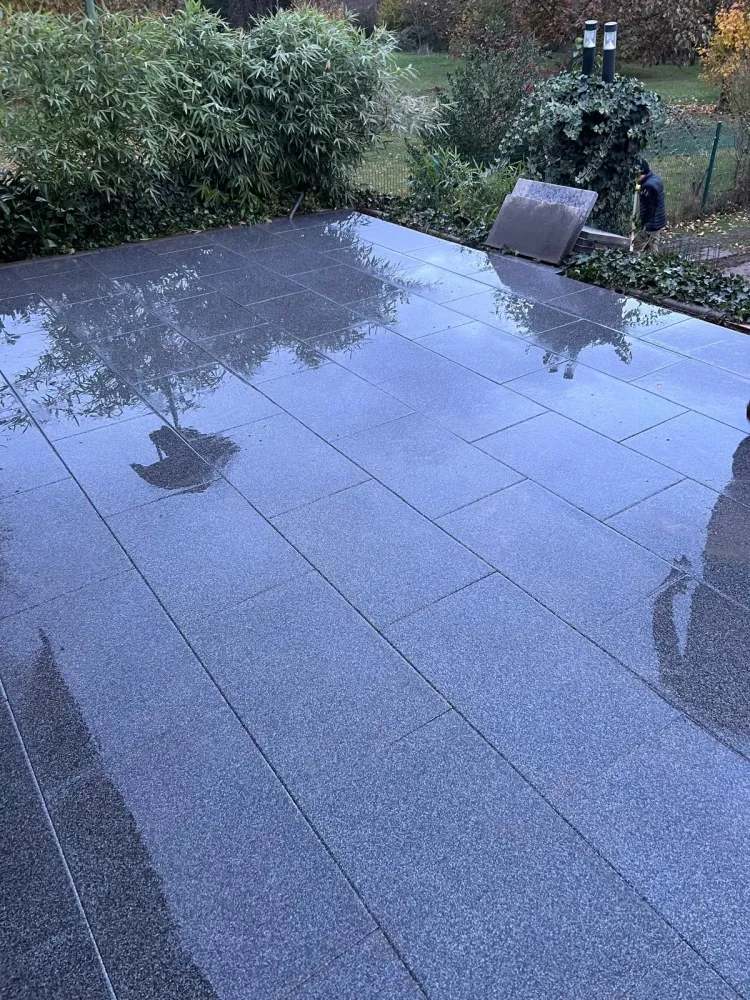 terrasse carrelée