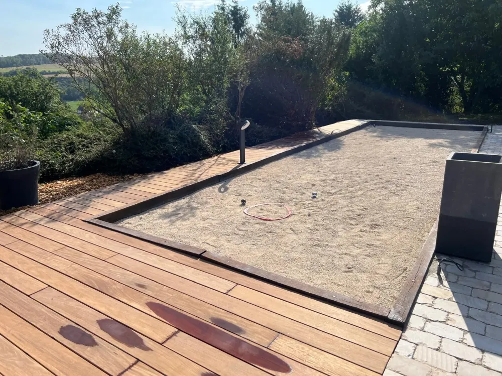 terrain de pétanque
