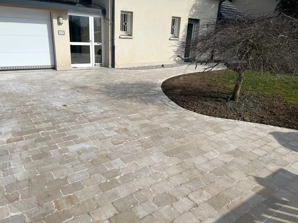 allée pavée